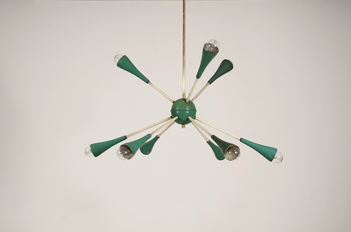 chandelier lighting vintage lamps sputnik