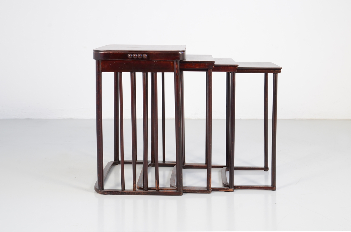 Mid Century tables furniture shop Milan