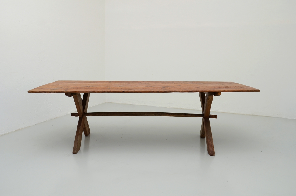 Vintage large dining table shop Milan