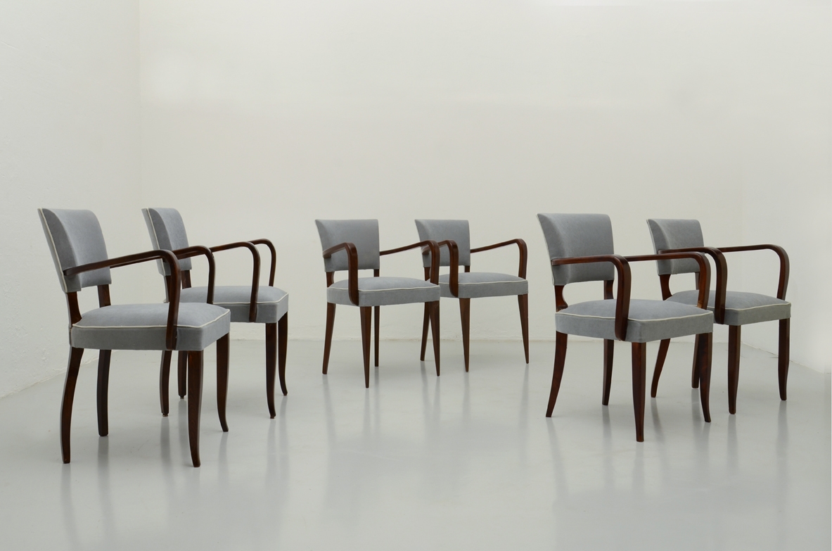 sedie art deco vintage modernariato