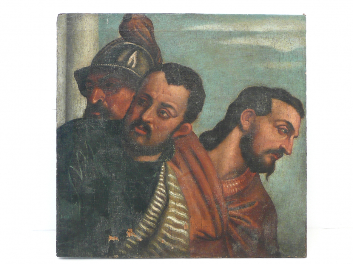 dipinto olio vintage antiquariato