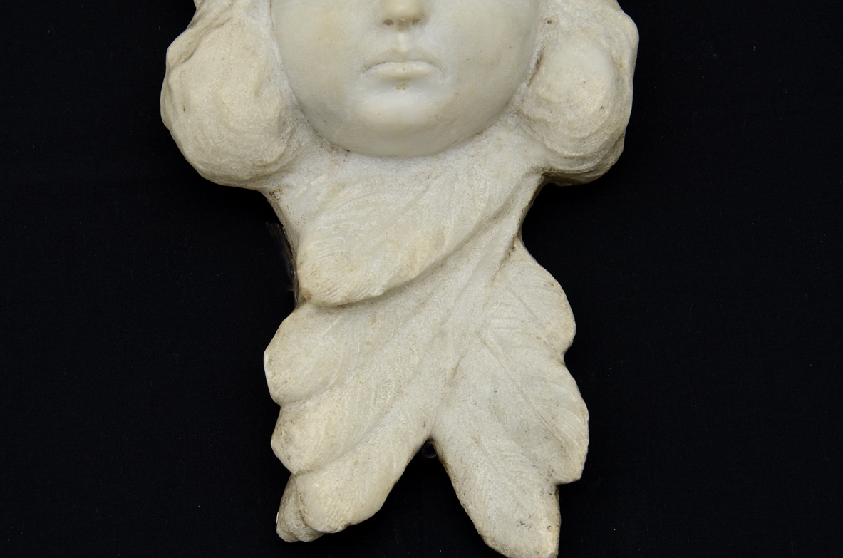 Coppia di angeli in marmo di Carrara  Firenze, 1830ca.