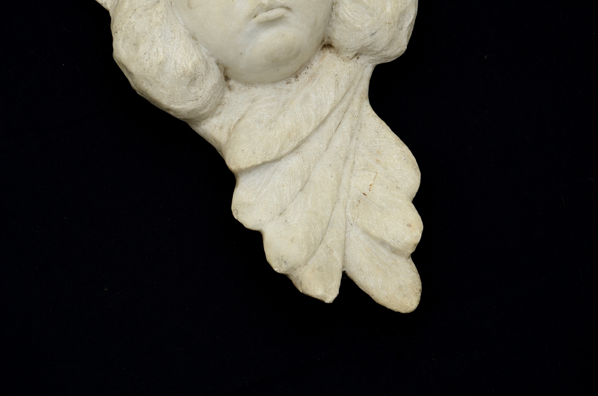 Coppia di angeli in marmo di Carrara  Firenze, 1830ca.