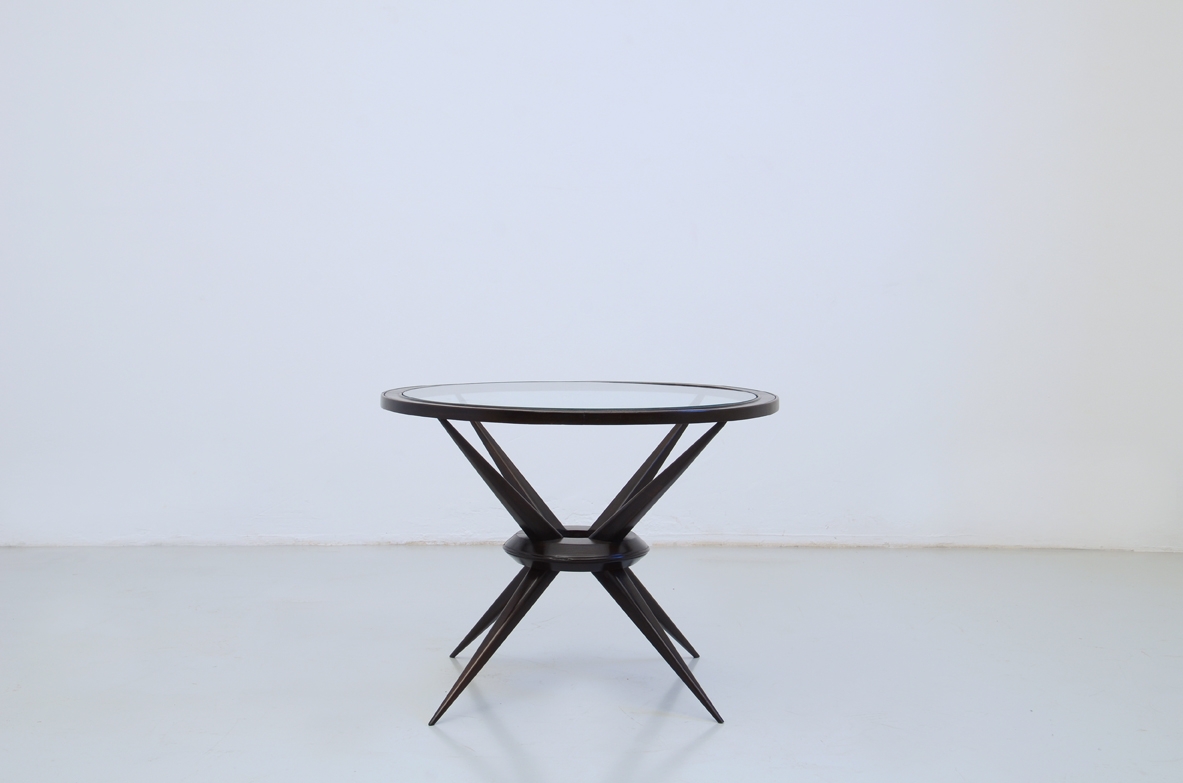 Vintage little table interior decoration Milan