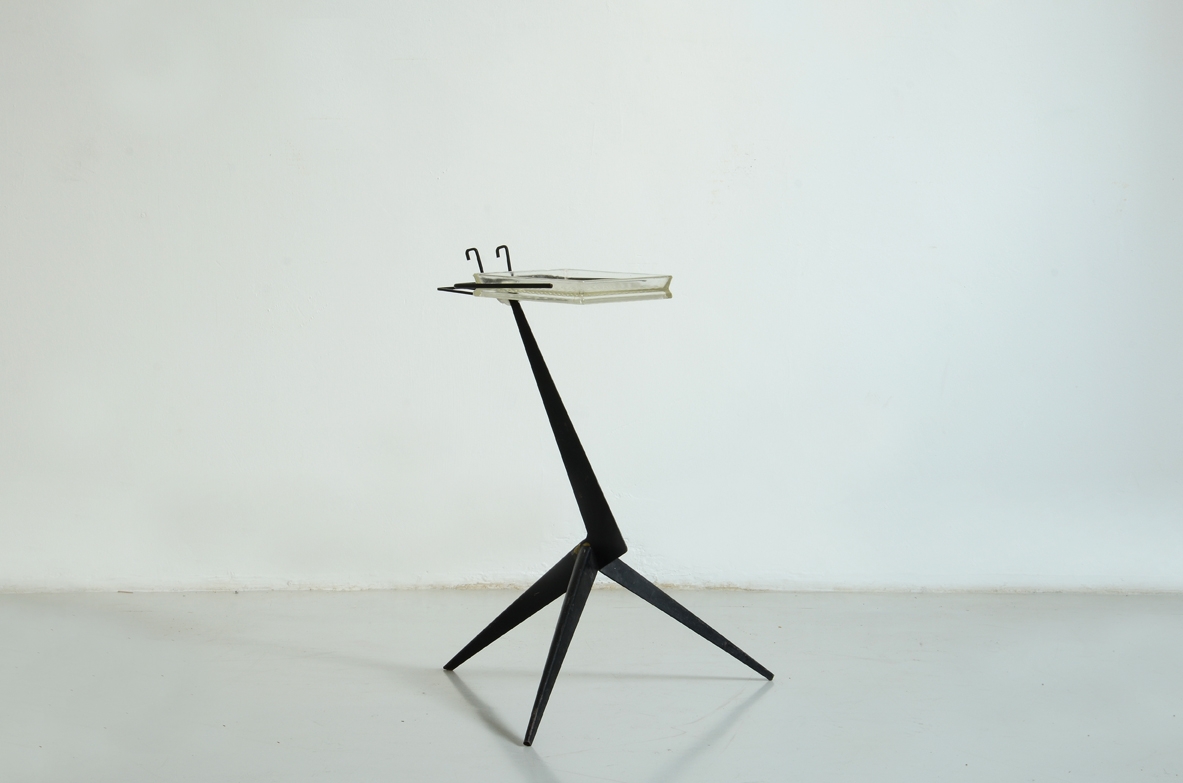 Mid century side table vintage shop Milan