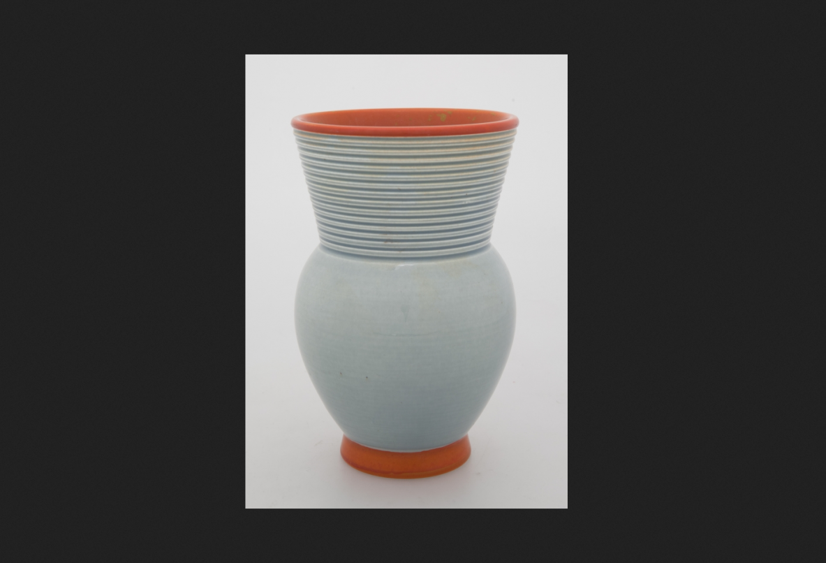 Modern decoration vase ceramic glass sculpture Milan