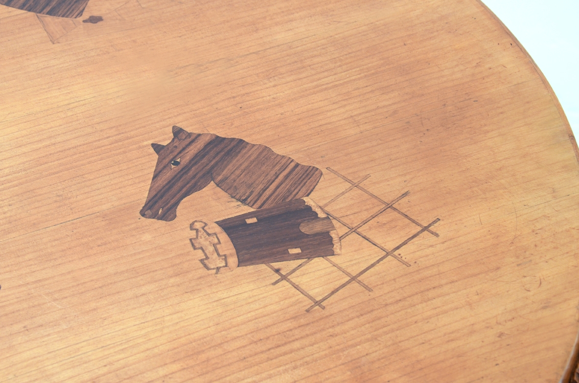 Osvaldo Borsani, rare 1950's game table designed and produced in a very few examples by Arredamenti Borsani. 