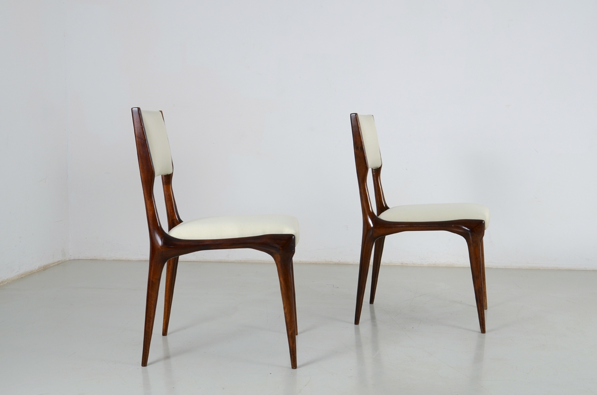 CCarlo de Carli and Gio Ponti pair of chair 1955