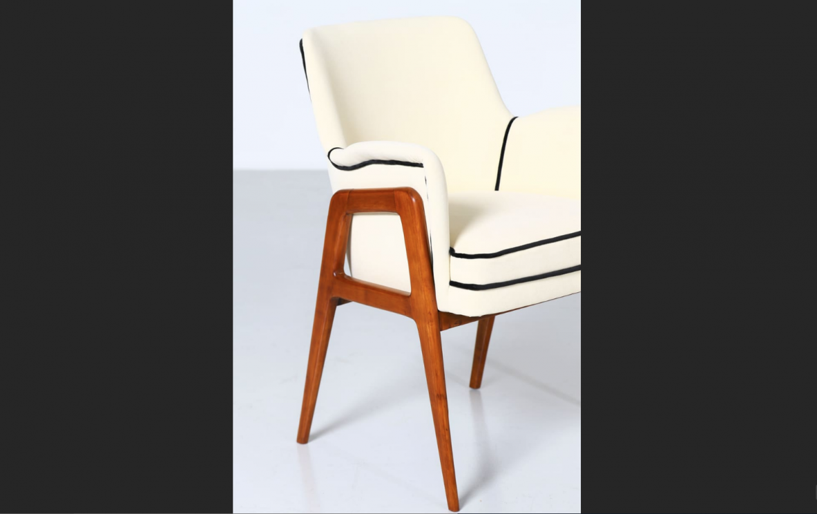 Gio Ponti, pair of armchairs