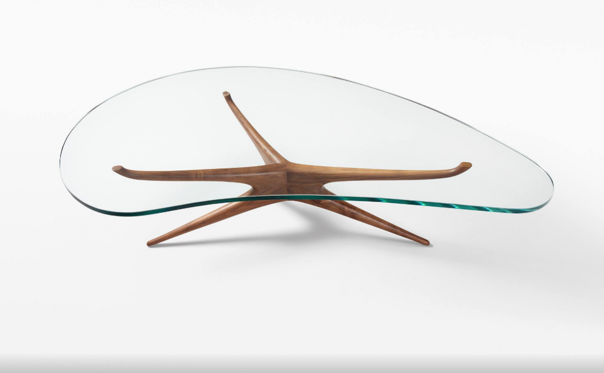 Important low table by Vladimir Kagan. Usa 1955 ca.