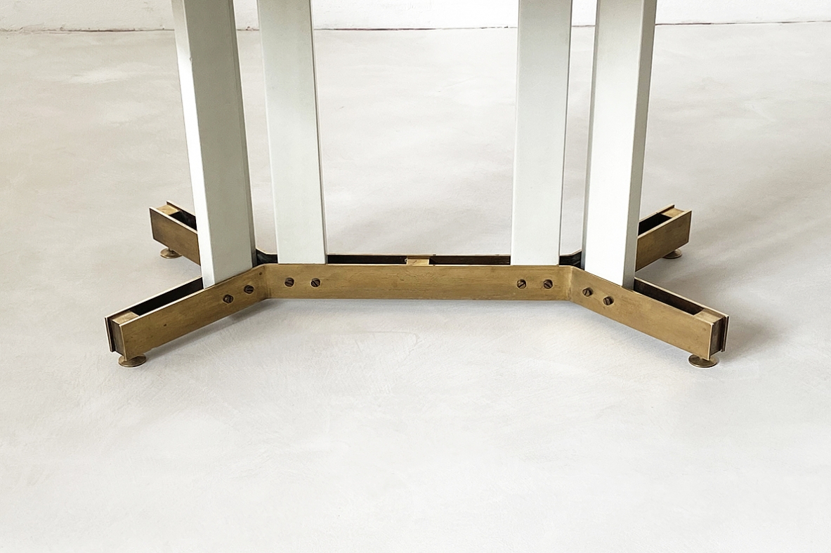 Center table / writing desk in the style of Ignazio Gardella