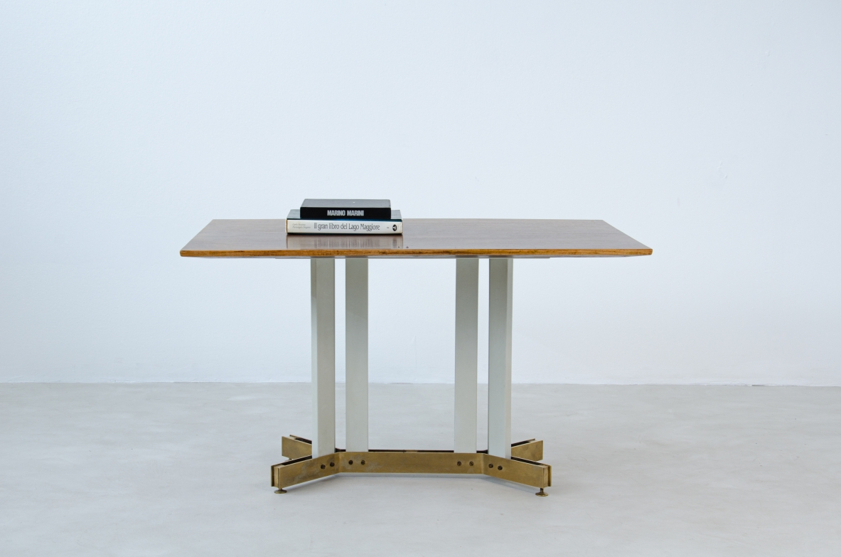 Table / writing desk in the style of Ignazio Gardella. 