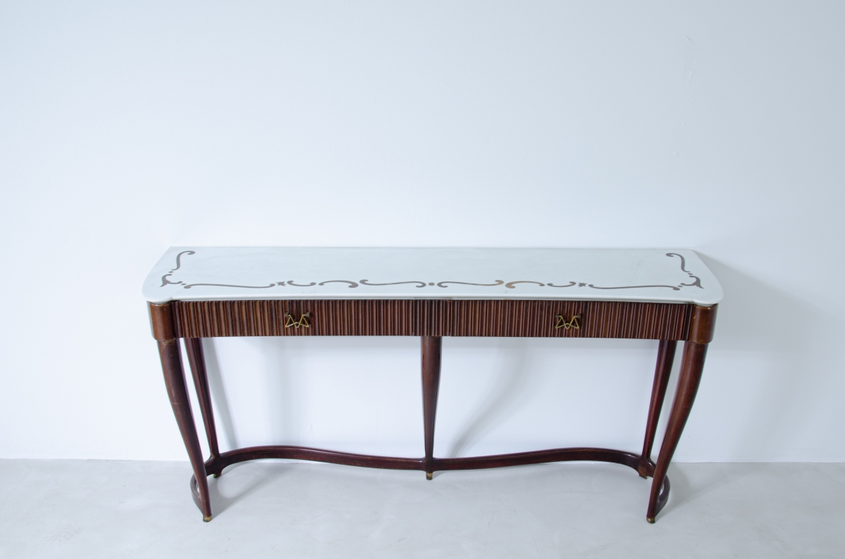 Osvaldo Borsani, console modello 7103, Prod. ABV per casa Schuela, 1949.