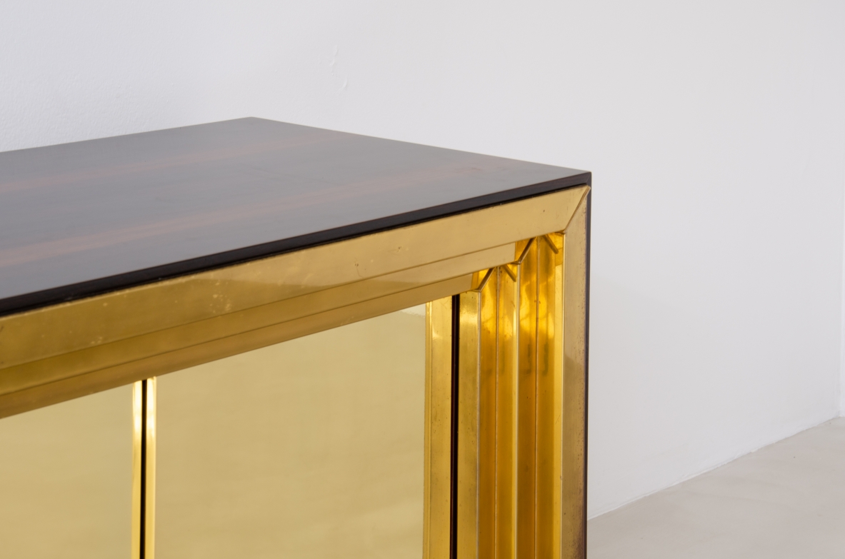 Luciano Frigerio (1928-1999)  Large and unique storage unit Manufactured by Frigerio & C. 1970s.