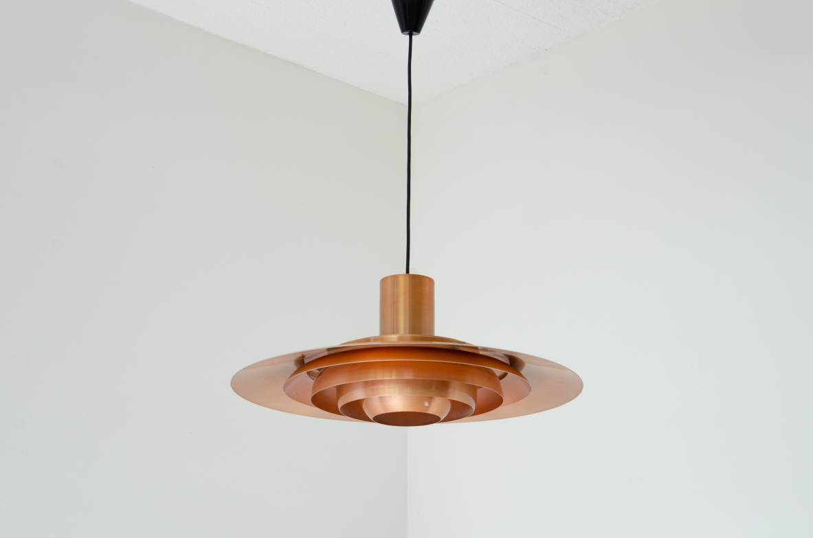Preben Fabricius and Jørgen Kastholm. Ceiling lamp mod. P367. Produced by Nordisk Solar, Denmark, 1964
