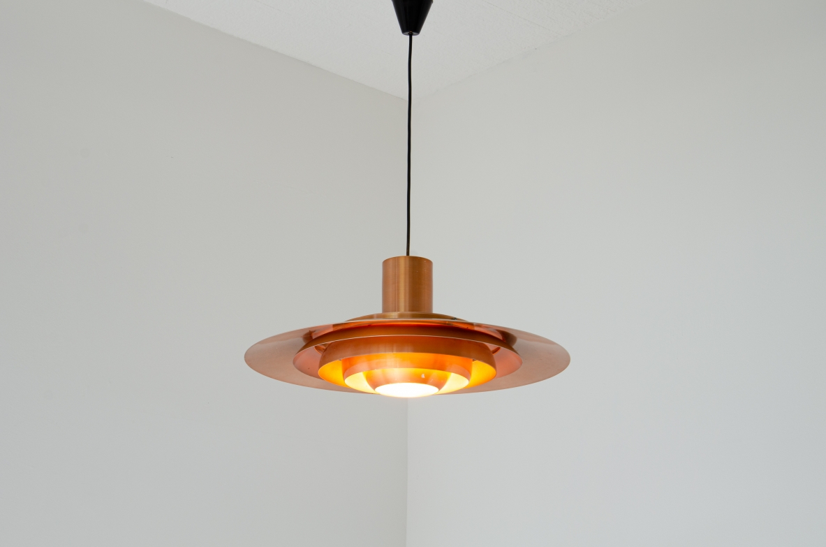 Preben Fabricius and Jørgen Kastholm. Ceiling lamp mod. P367. Produced by Nordisk Solar, Denmark, 1964