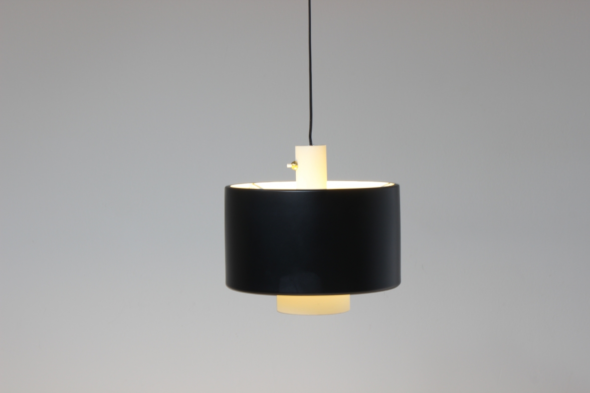 Gaetano Scolari. Rare telescopic lamp mod. 2061. Stilnovo production, 1954