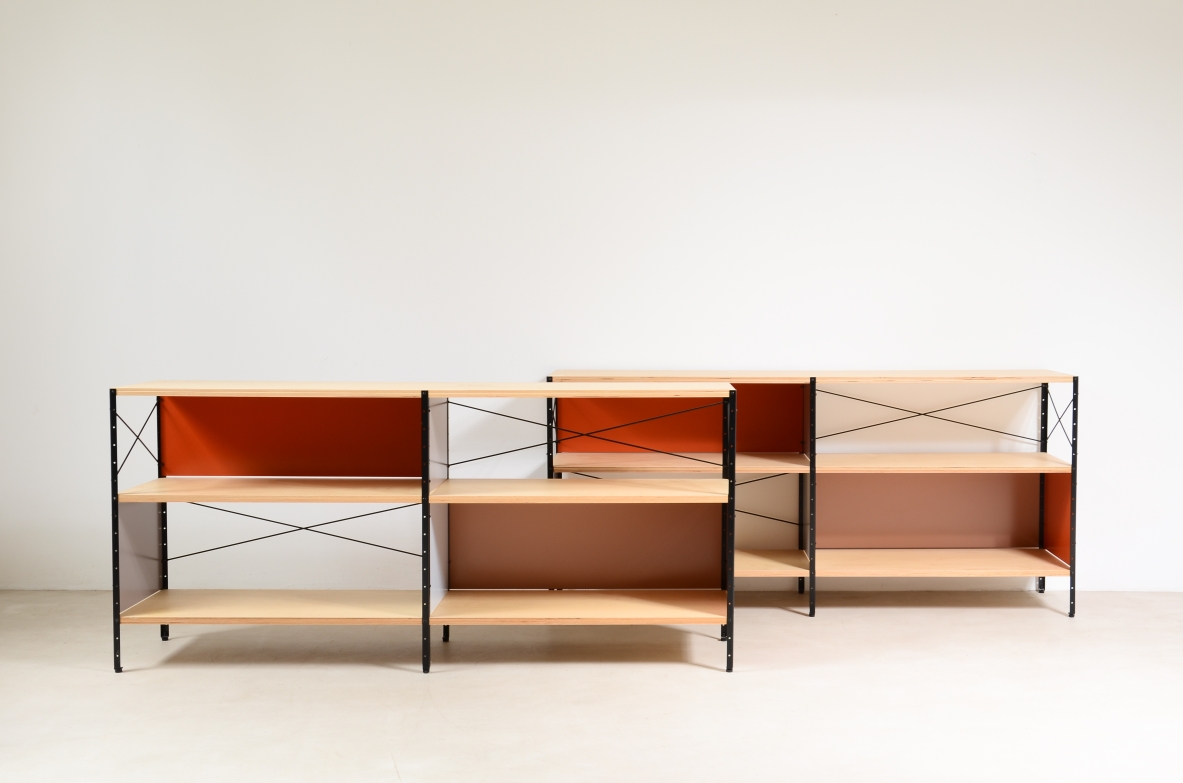 Charles and Ray Eames  Libreria componibile a 3 oppure a 6 piani