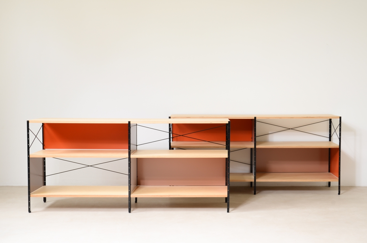 Charles and Ray Eames  Libreria componibile a 3 oppure a 6 piani