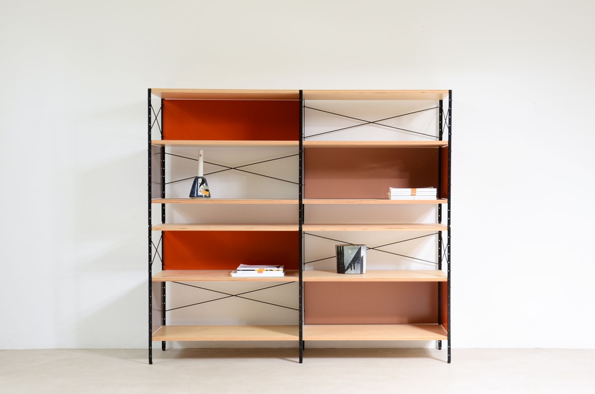 Charles and Ray Eames  Libreria componibile a 3 oppure a 6 piani