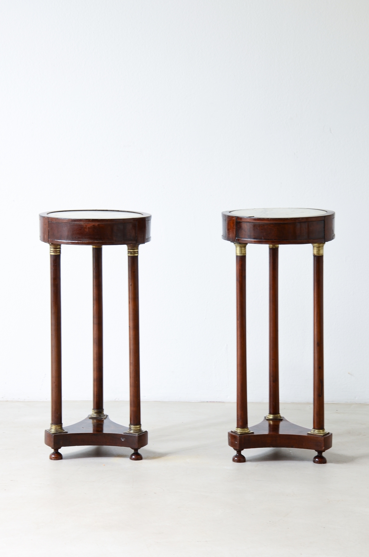 Rare pair of small 