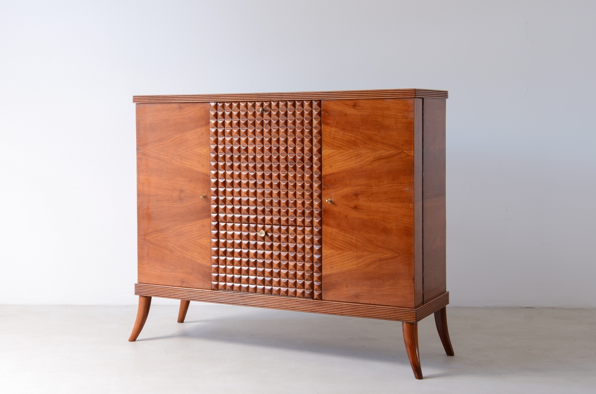 Paolo Buffa cherry cabinet bar ca.1940.