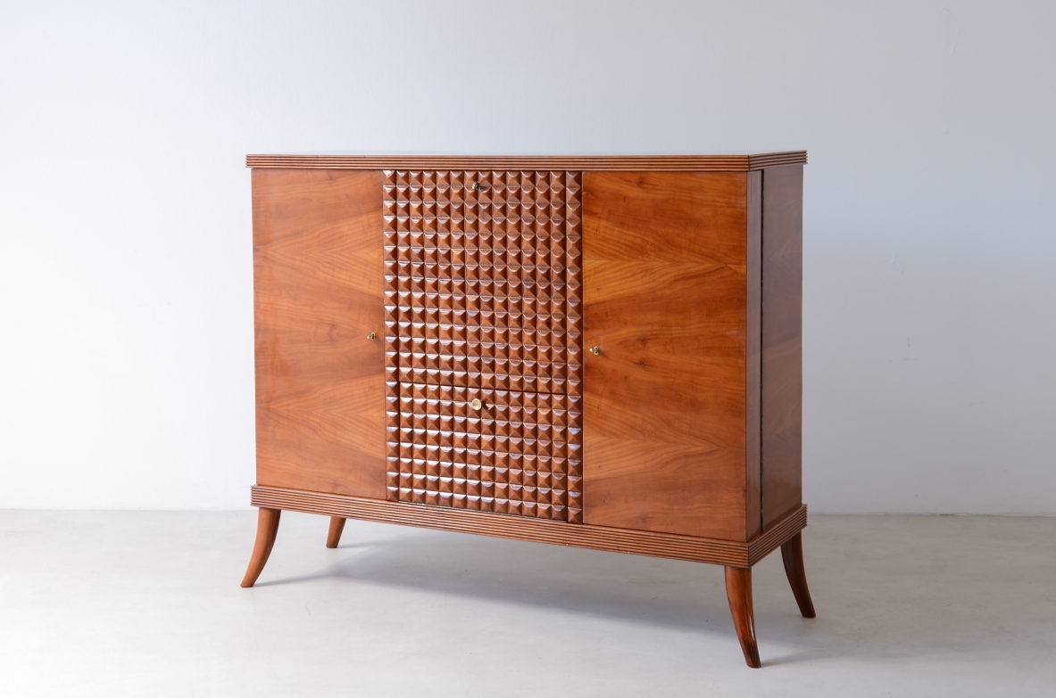 Paolo Buffa cherry cabinet bar ca.1940.