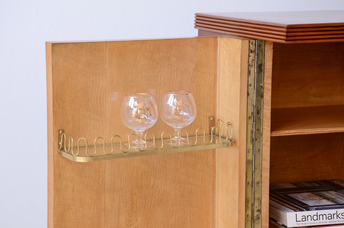 Paolo Buffa cherry cabinet bar ca.1940.