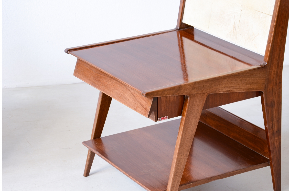 Silvio Cavatorta Pair of bedside tables Cavatorta Roma, 1950s.