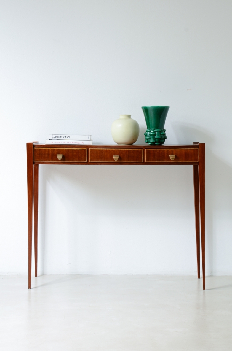 Console con cassetti mid century