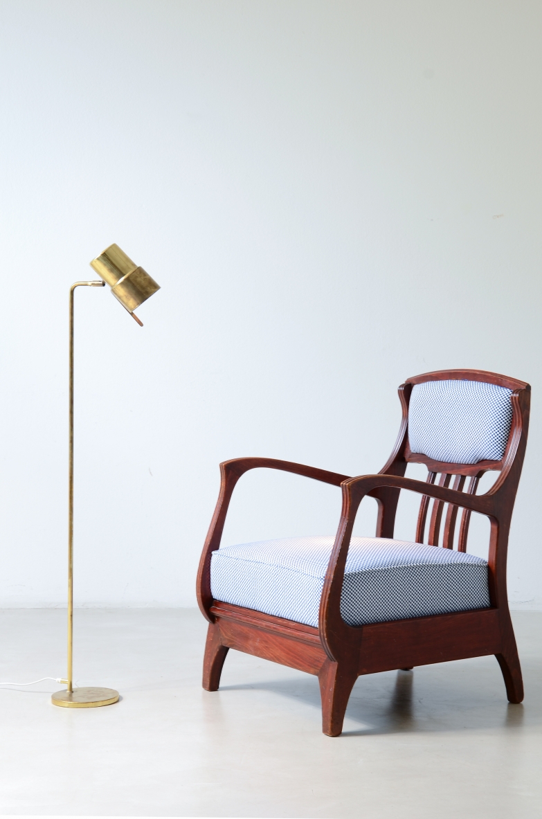 lampada da lettura in ottone
