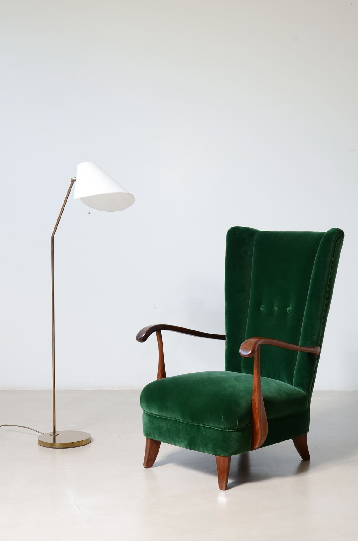 Rare model G-191 reading lamp. Bergboms, Sweden, ca. 1960.
