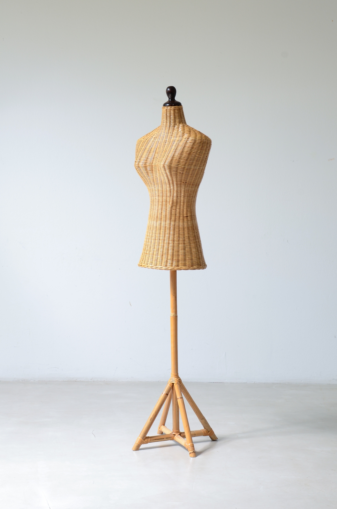 Female mannequin made of woven rattan, Italy 1960's