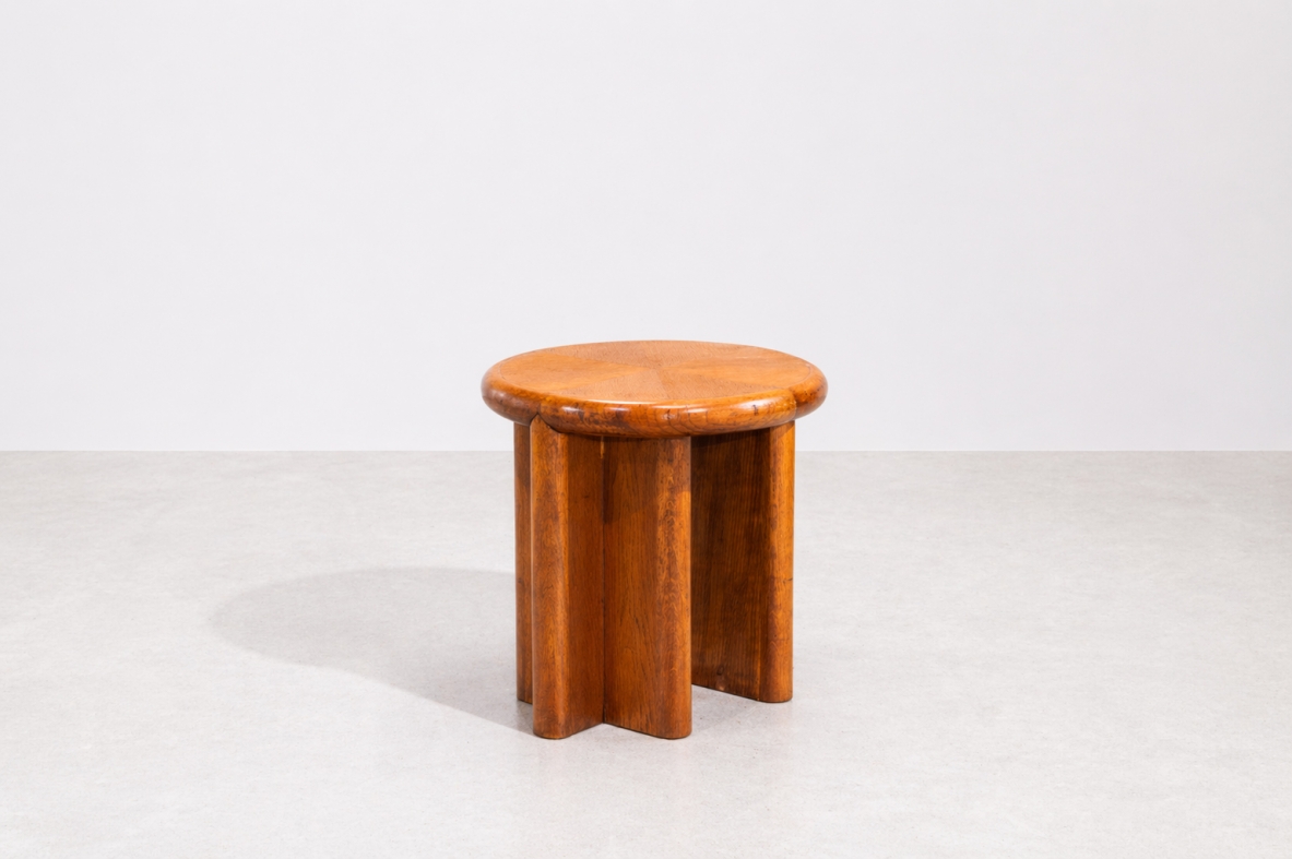 Vittorio Valabrega Light wood coffee table. Turin, ca. 1940.