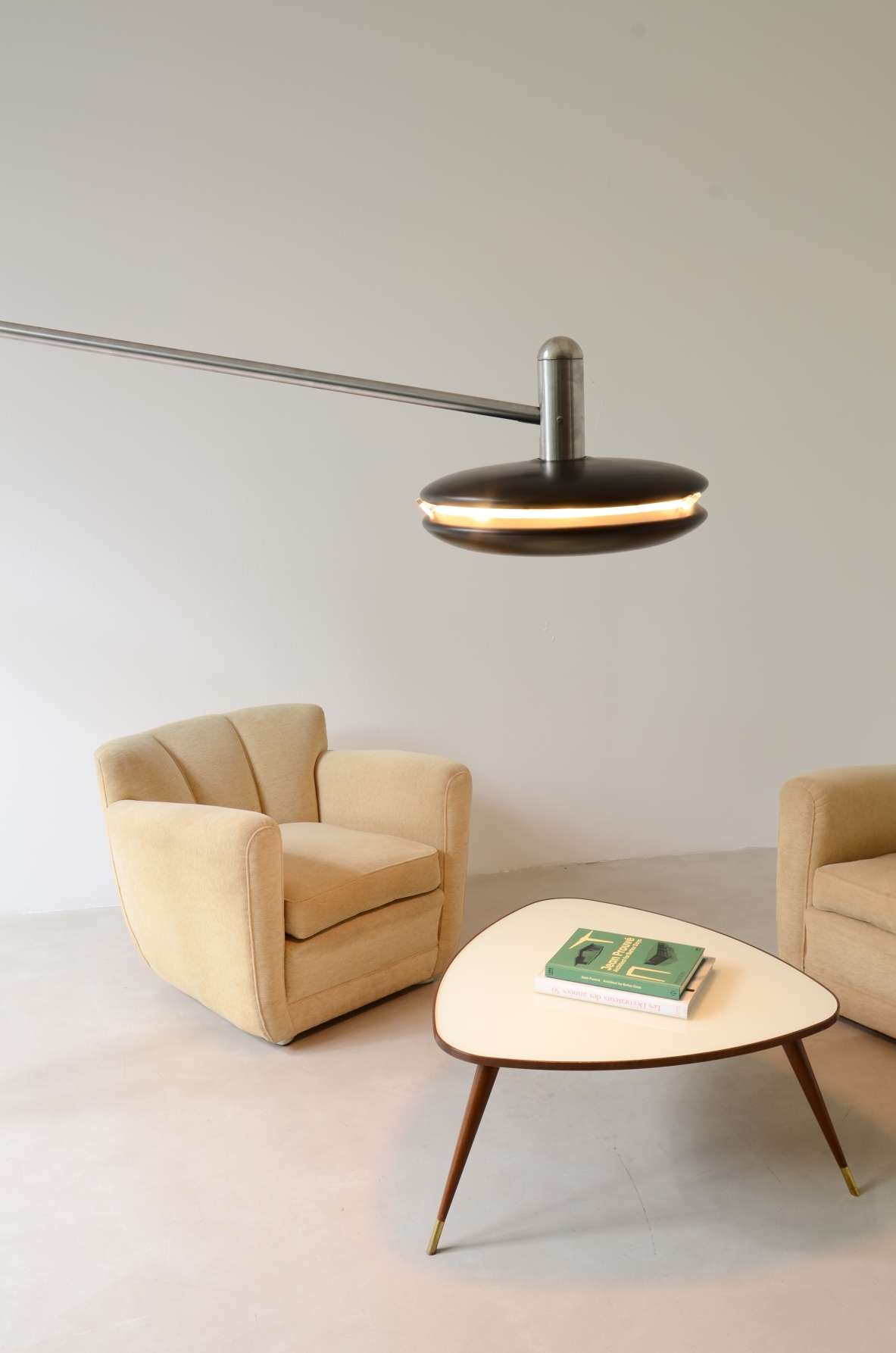 Selenova 1972 lampada da terra in acciaio e metallo laccato di grandi dimensioni