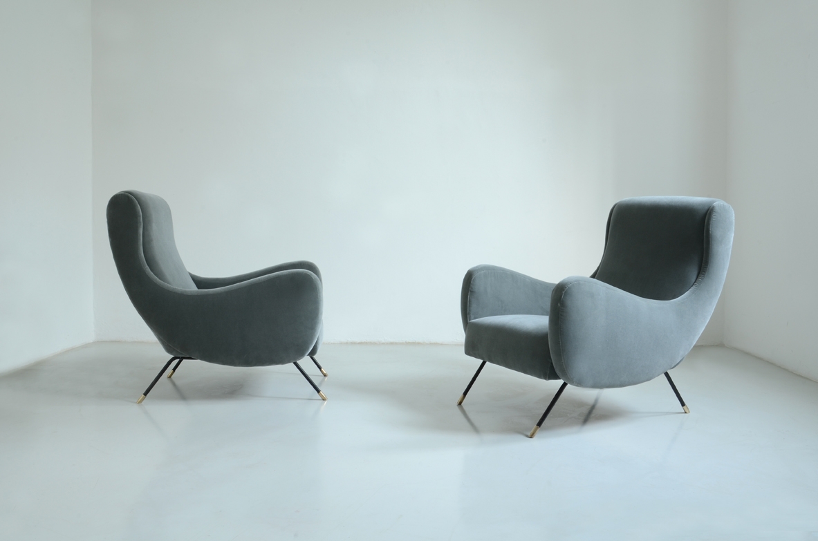Coppia di poltrone vintage anni'60