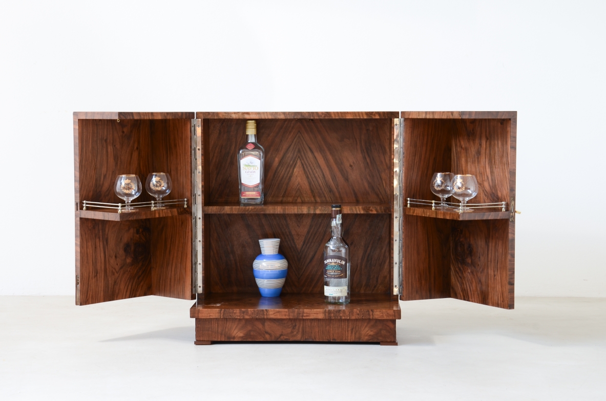 mobile bar in noce anni '40.